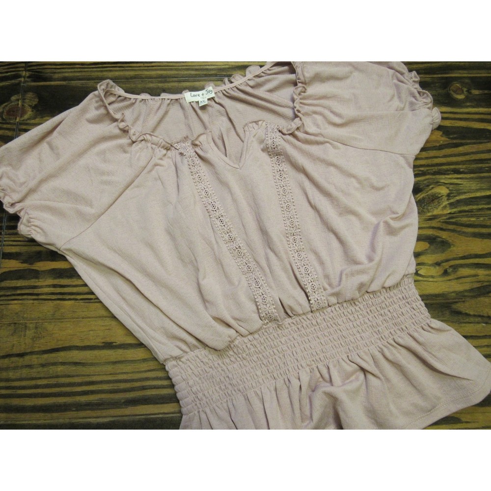 Dusty Rose Love + Joy Top size XL
